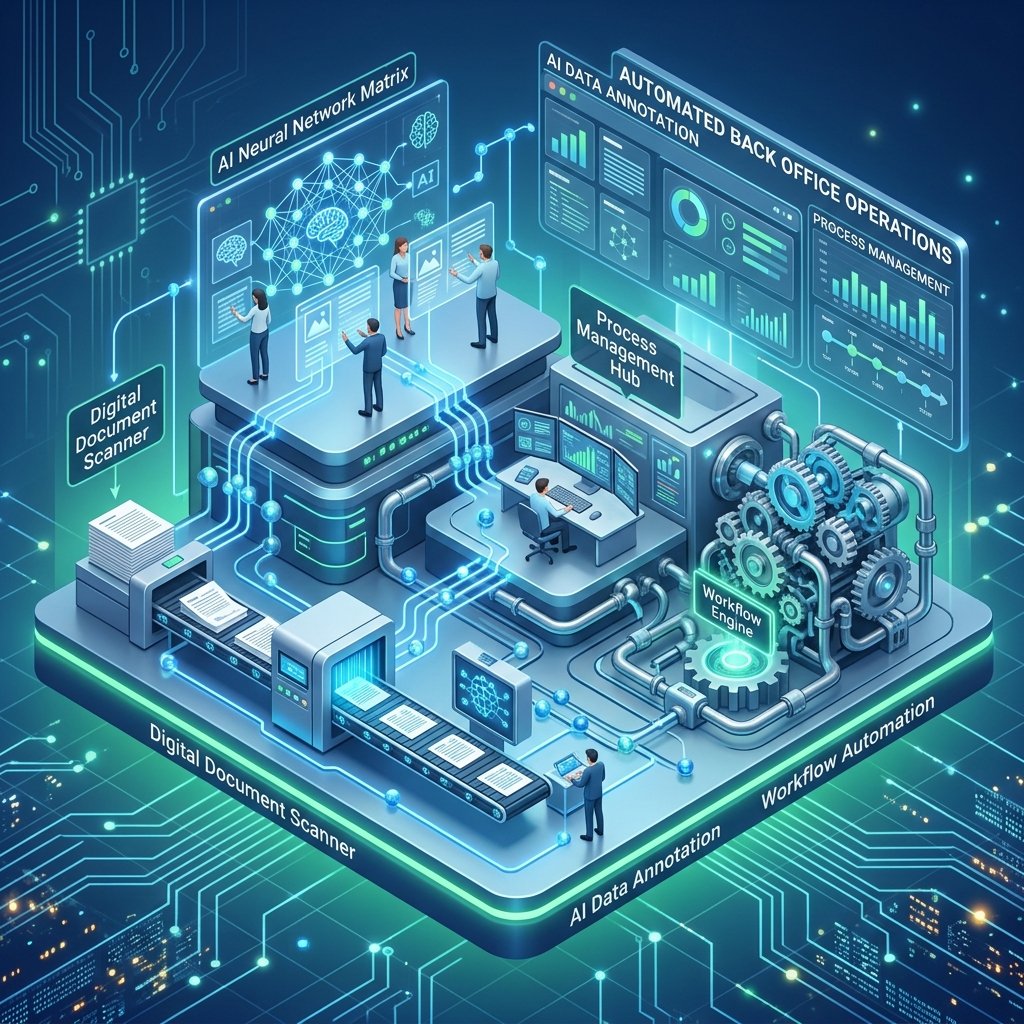 Back Office & BPM 3D Illustration